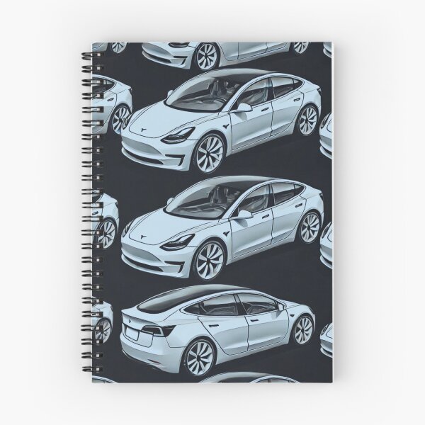 Item preview, Red Tesla Model 3 Cubist Pattern designed and sold by TEEJAMBOREE.