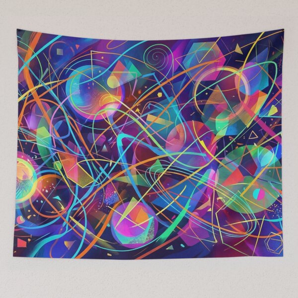 Item preview, Neon-Geometric Energy Worlds designed and sold by Sigtrix.
