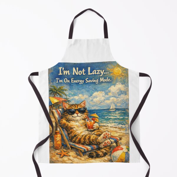Item preview, I'm not lazy, I'm on energy saving mode, cats design designed and sold by ResurgenceArts.