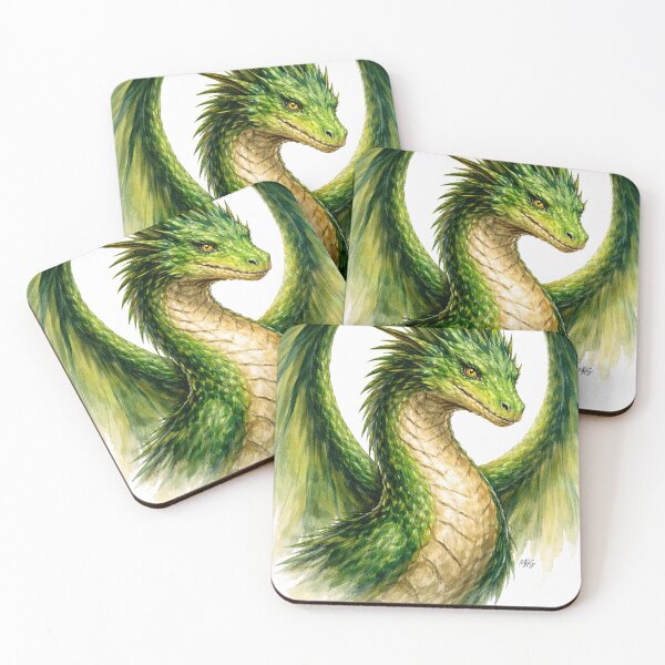 Item preview, Emera Digital Dragon Print designed and sold by FandomINK.