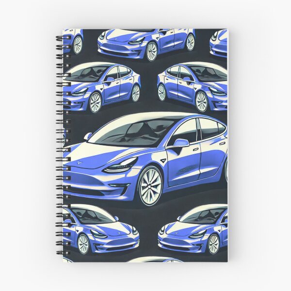 Item preview, Red Tesla Model 3 Cubist Pattern designed and sold by TEEJAMBOREE.
