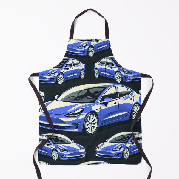 Item preview, Red Tesla Model 3 Cubist Pattern designed and sold by TEEJAMBOREE.
