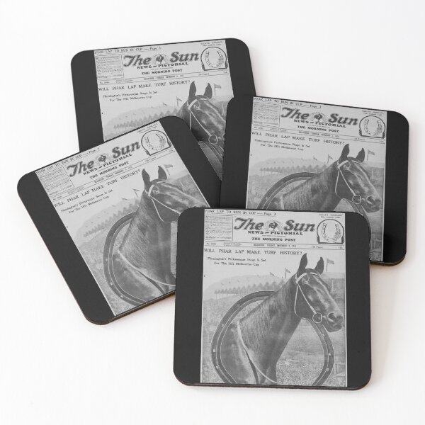 Item preview, Phar Lap 1931 Melbourne Cup Newspaper designed and sold by TeeGeeTees.
