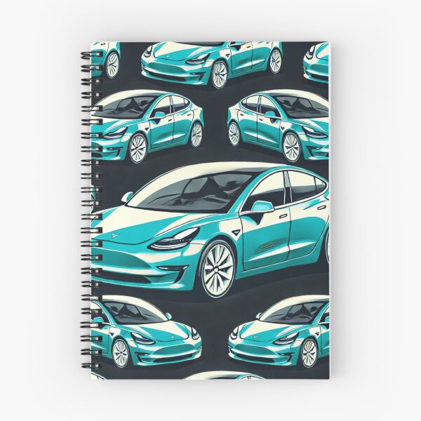 Item preview, Red Tesla Model 3 Cubist Pattern designed and sold by TEEJAMBOREE.