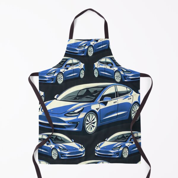 Item preview, Red Tesla Model 3 Cubist Pattern designed and sold by TEEJAMBOREE.