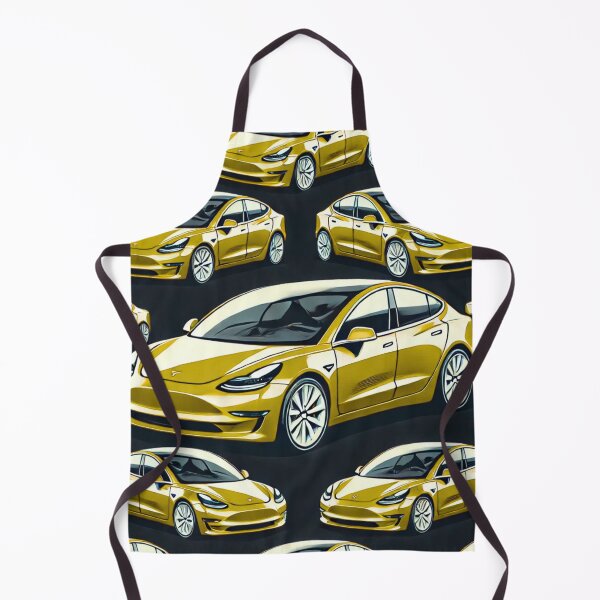 Item preview, Red Tesla Model 3 Cubist Pattern designed and sold by TEEJAMBOREE.