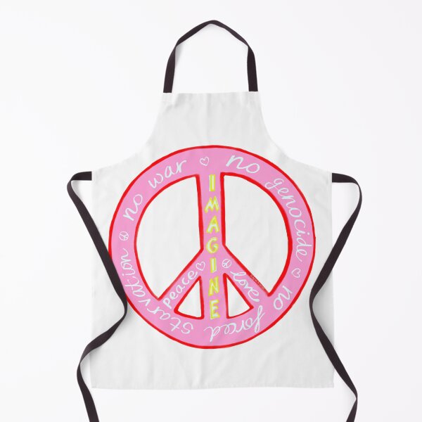 Item preview, Peace & Love Message Design – Imagine No War, Peace Symbol Vibrant Pink Red designed and sold by covetedcove.