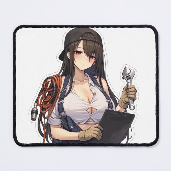 Item preview, Cute Anime Engineer Girl – Tech & Tools Theme designed and sold by Ericks0087.