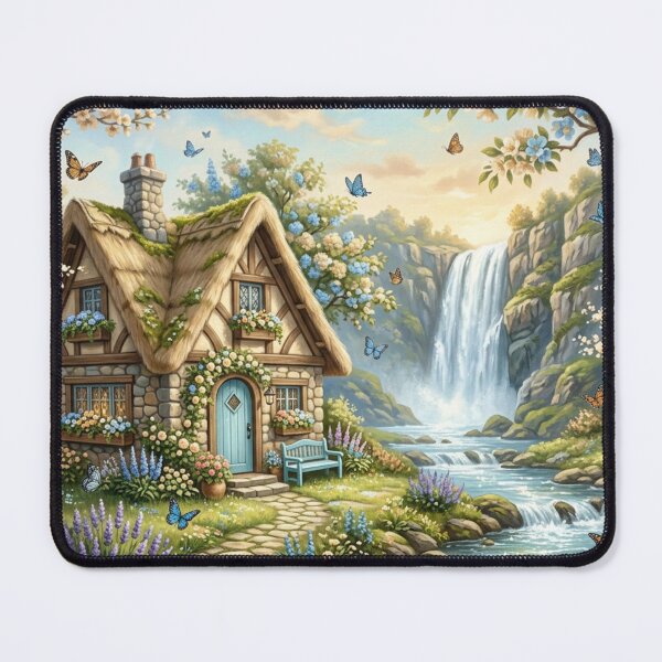 Item preview, Enchanted garden with a small house designed and sold by Sigtrix.