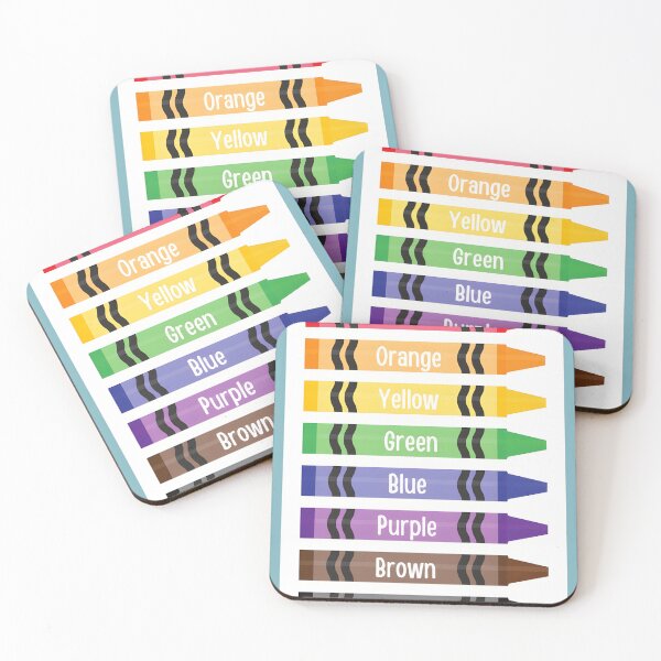 Item preview, Color Names Crayon Poster for Kids Classroom Decor designed and sold by LoveNurseries.