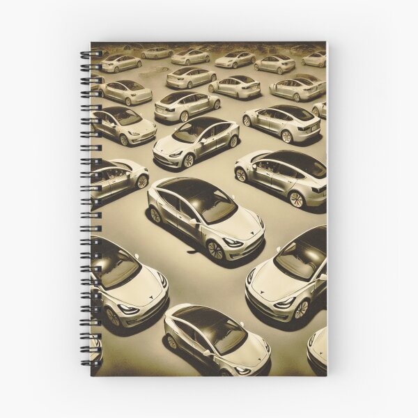 Item preview, Red Tesla Model 3 Cubist Pattern designed and sold by TEEJAMBOREE.