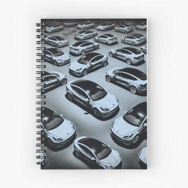 Item preview, Red Tesla Model 3 Cubist Pattern designed and sold by TEEJAMBOREE.