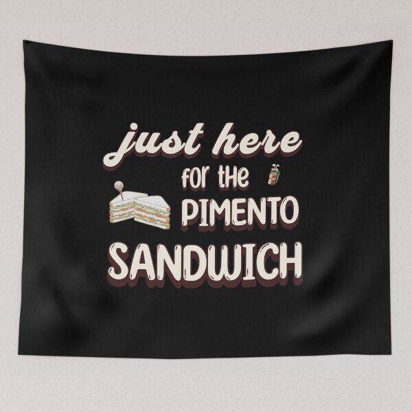 Item preview, Just Here for the Pimento Cheese Sandwich Golf Humor Season designed and sold by stylboutique.
