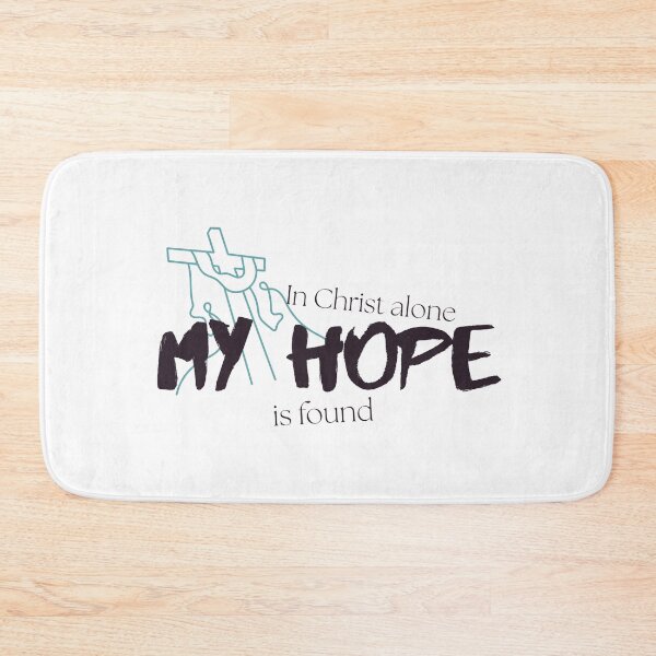 Item preview, In Christ Alone - Christian Hope & Faith Typography designed and sold by fleur-atelier.