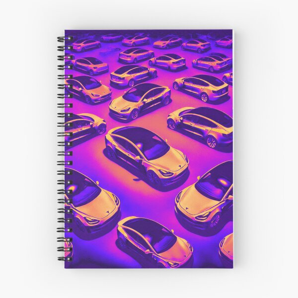 Item preview, Red Tesla Model 3 Cubist Pattern designed and sold by TEEJAMBOREE.