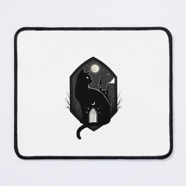 Item preview, Moonlit Castle Cat designed and sold by IllumeInk.
