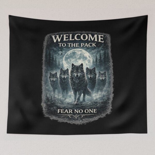 Item preview, Welcome to the Pack – Fear No One – Wolf Pack, Alpha Wolf Gift, Nature Lover Tee designed and sold by Anyshca.