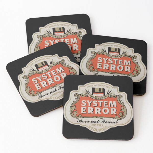 Item preview, System Error – Beer not Found designed and sold by StudioNMdesign.