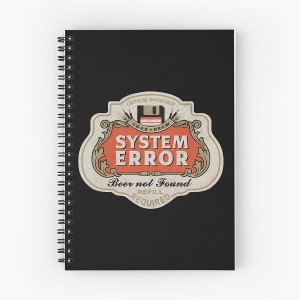 Item preview, System Error – Beer not Found designed and sold by StudioNMdesign.
