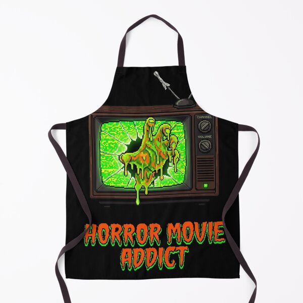 Item preview, Retro Horror Movie Addict - Slime Zombie TV Pixel Art designed and sold by artistastshirt.