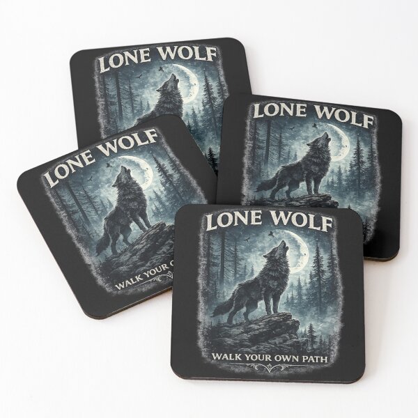 Item preview, Lone Wolf – Walk Your Own Path – Wolf Gift for Nature Lovers, Wild Spirit Tee designed and sold by Anyshca.