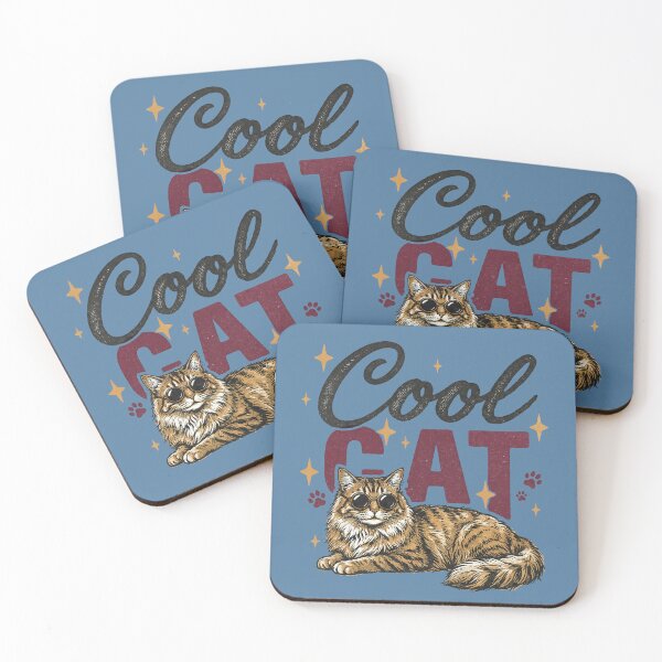 Item preview, Cool Cat Retro Vibes designed and sold by AwesomeBeyondLimits.