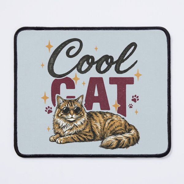 Item preview, Cool Cat Retro Vibes designed and sold by AwesomeBeyondLimits.