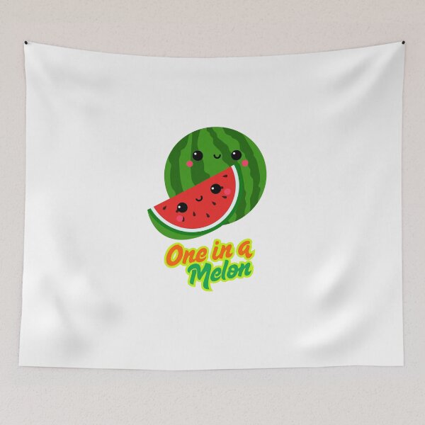 Item preview, One in a Melon - Cute Watercolor Watermelon Slice designed and sold by Sashka-.