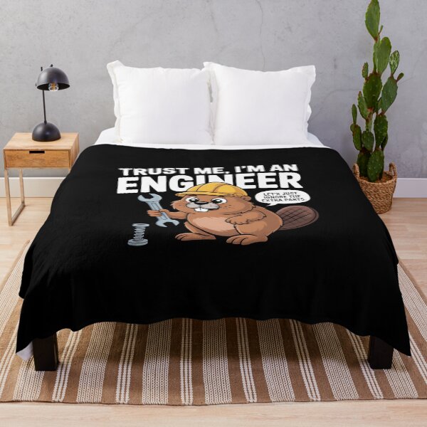 Item preview, Trust Me Im An Engineer Extra Parts Funny Beaver designed and sold by MagicWander.