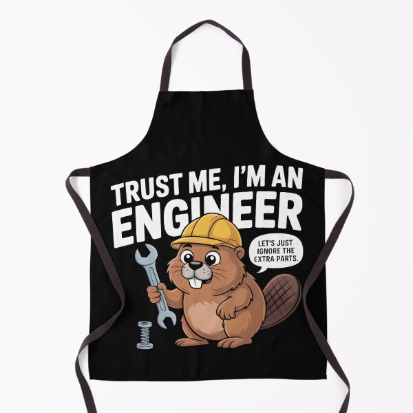 Item preview, Trust Me Im An Engineer Extra Parts Funny Beaver designed and sold by MagicWander.