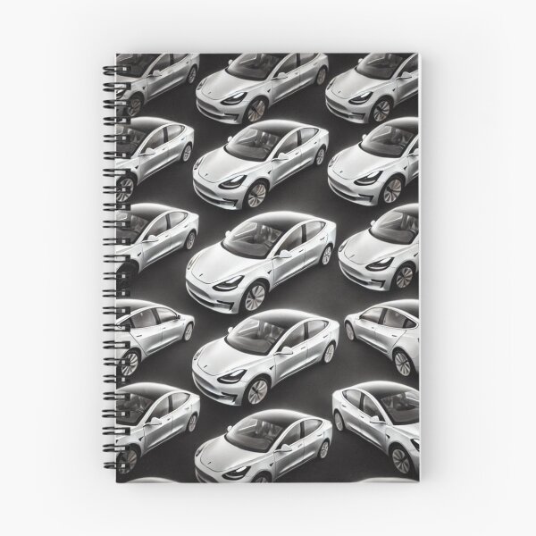 Item preview, Red Tesla Model 3 Cubist Pattern designed and sold by TEEJAMBOREE.