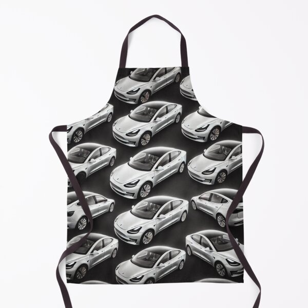 Item preview, Red Tesla Model 3 Cubist Pattern designed and sold by TEEJAMBOREE.