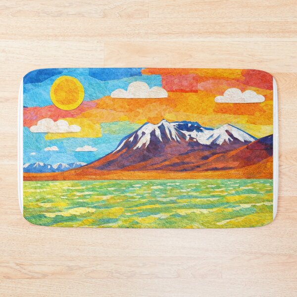 Item preview, Majestic Mountain View, Watercolor Papercut, Childrens Book Illustration designed and sold by SWSandraWechner.