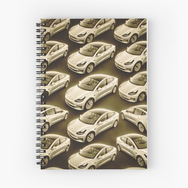 Item preview, Red Tesla Model 3 Cubist Pattern designed and sold by TEEJAMBOREE.