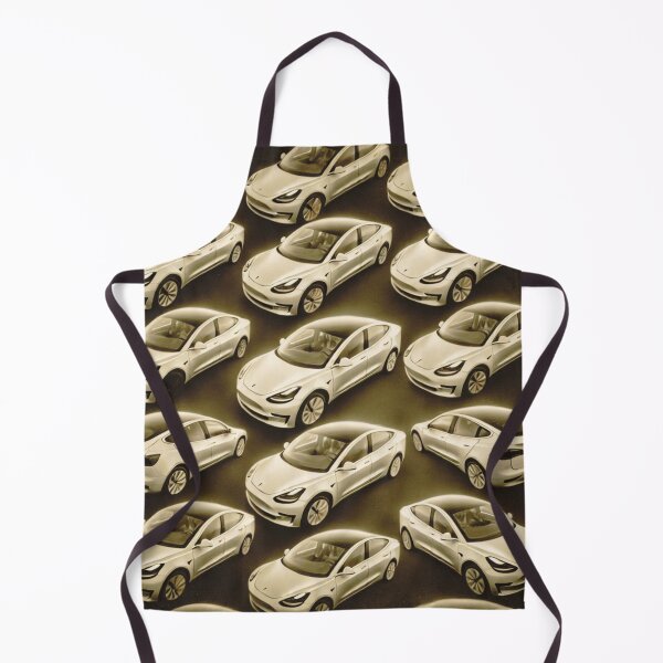 Item preview, Red Tesla Model 3 Cubist Pattern designed and sold by TEEJAMBOREE.