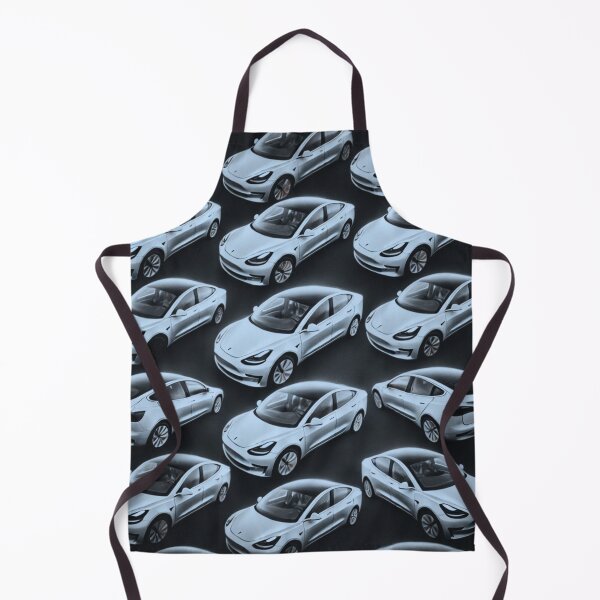 Item preview, Red Tesla Model 3 Cubist Pattern designed and sold by TEEJAMBOREE.