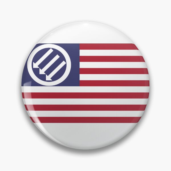 Item preview, American Iron Front AIF Flag Defending Democracy Fighting Fascism Racism Tyranny MAGA  designed and sold by Space Ghettos.