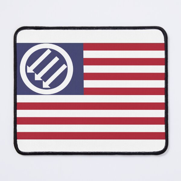 Item preview, American Iron Front AIF Flag Defending Democracy Fighting Fascism Racism Tyranny MAGA designed and sold by BuyShirtsOnline.