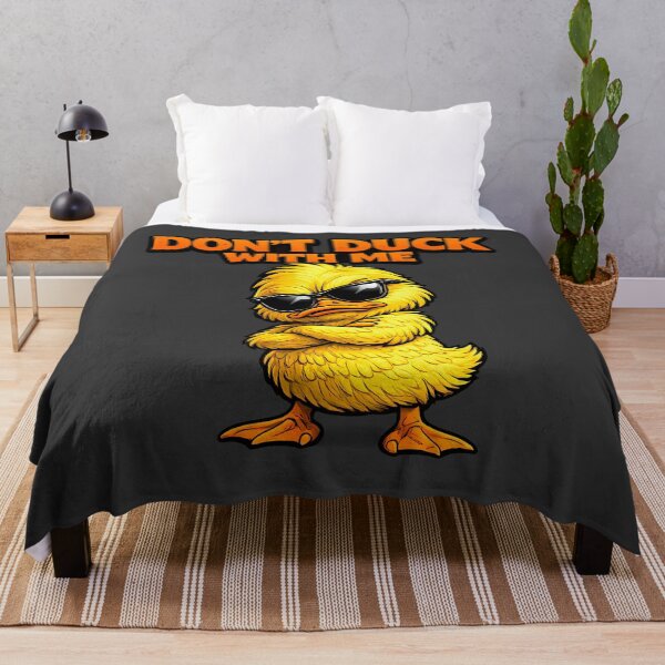 Item preview, Don’t Duck With Me Funny Angry Duck Cartoon – Rude Attitude Meme Design designed and sold by AuraloomAtelier.