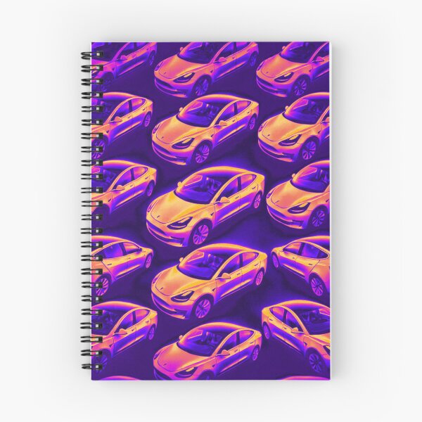 Item preview, Red Tesla Model 3 Cubist Pattern designed and sold by TEEJAMBOREE.