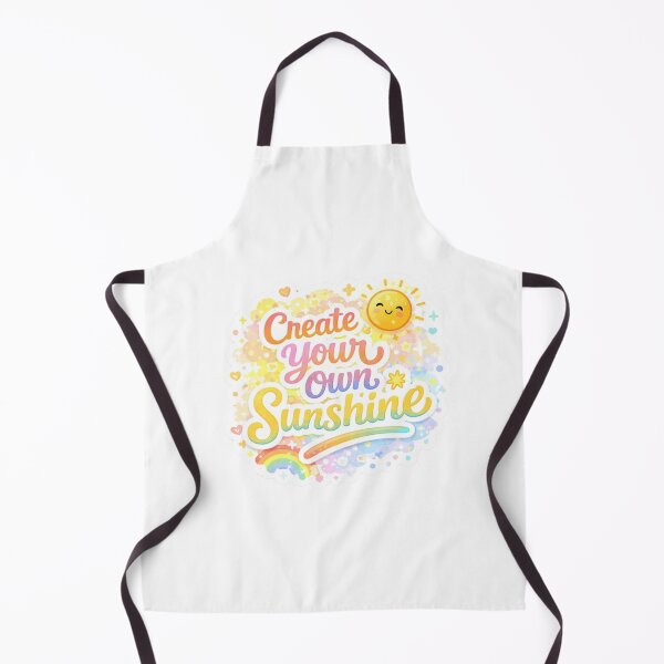Item preview, Create Your Own Sunshine – Cute Motivational Rainbow Aesthetic Positive Quote Sticker designed and sold by Dasts Cart.