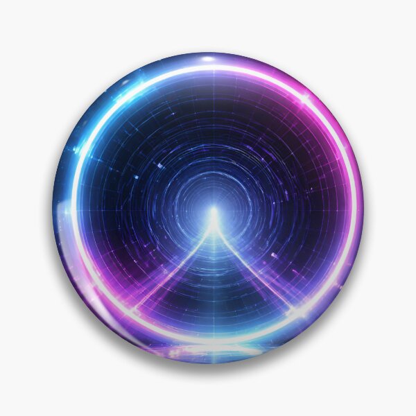 Item preview, Neon Time Portal – Futuristic Cyberpunk Vortex Design designed and sold by RYAN48011.
