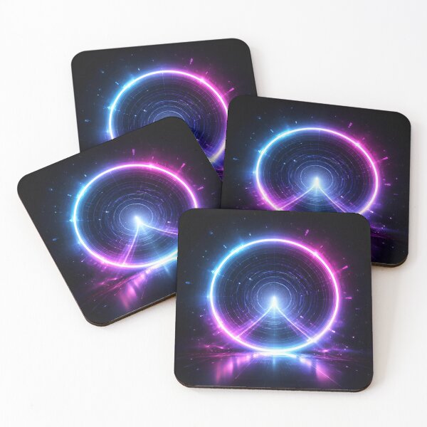 Item preview, Neon Time Portal – Futuristic Cyberpunk Vortex Design designed and sold by RYAN48011.