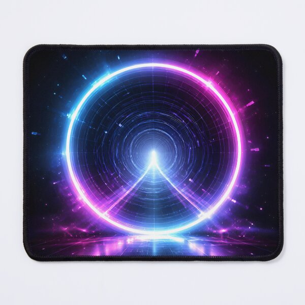 Item preview, Neon Time Portal – Futuristic Cyberpunk Vortex Design designed and sold by RYAN48011.