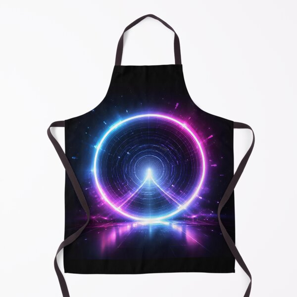 Item preview, Neon Time Portal – Futuristic Cyberpunk Vortex Design designed and sold by RYAN48011.