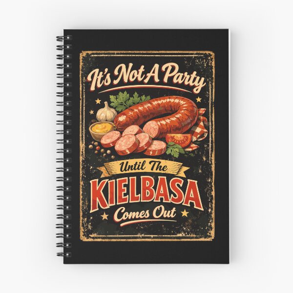 Item preview, Retro Kielbasa Party – Vintage Polish Sausage designed and sold by Pineapple-Tree.