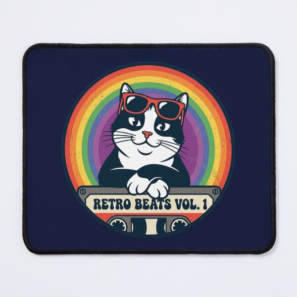 Item preview, Retro Beats Vol. 1 – Funky Cat Design designed and sold by Dogandesighn.