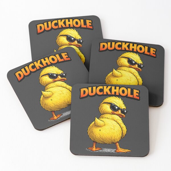 Item preview, Duckhole Funny Rude Duck Cartoon – Edgy Humor Meme Animal Design designed and sold by AuraloomAtelier.