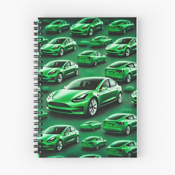 Item preview, Red Tesla Model 3 Cubist Pattern designed and sold by TEEJAMBOREE.