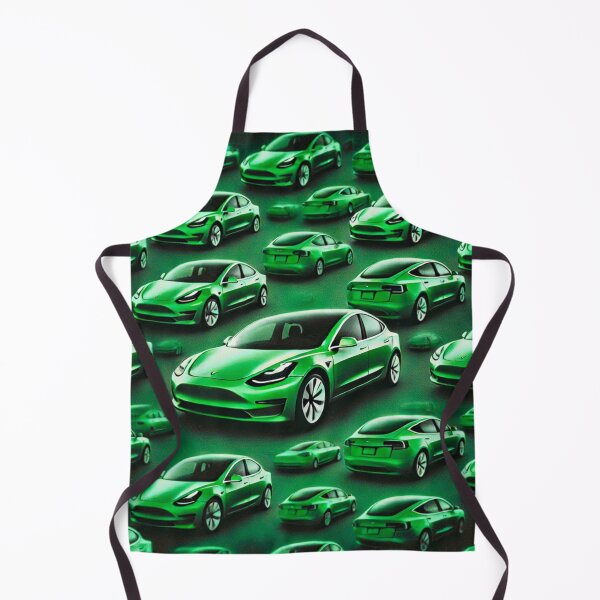 Item preview, Red Tesla Model 3 Cubist Pattern designed and sold by TEEJAMBOREE.